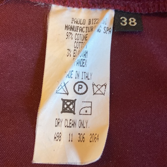 Italian Velour pants with side zipper - Picture 3 of 3